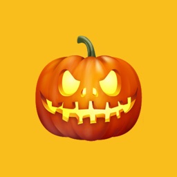 Halloween Pumpkin Emoji Stickers for Funny Text