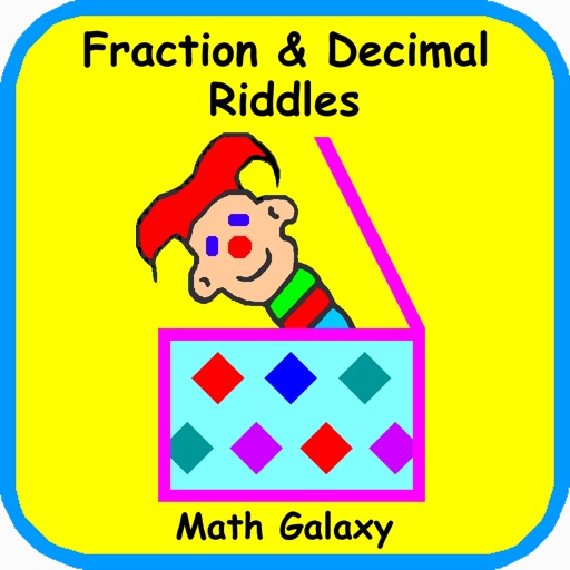 Math Galaxy Fraction and Decimal Riddles Icon