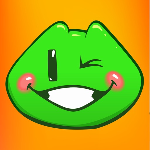 Blush Froggy Moji - Sticker Set for iMessage icon