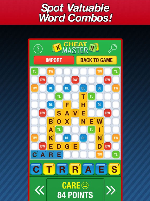 Cheat Master - word cheats for Words With Friends (free) screenshot
