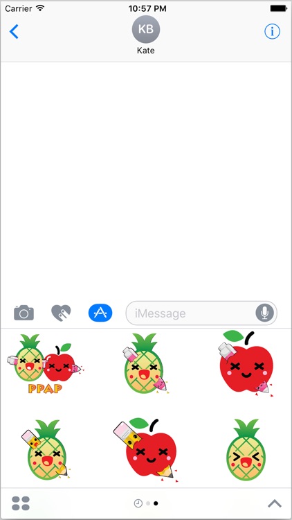Kawaii Fruits and Pens