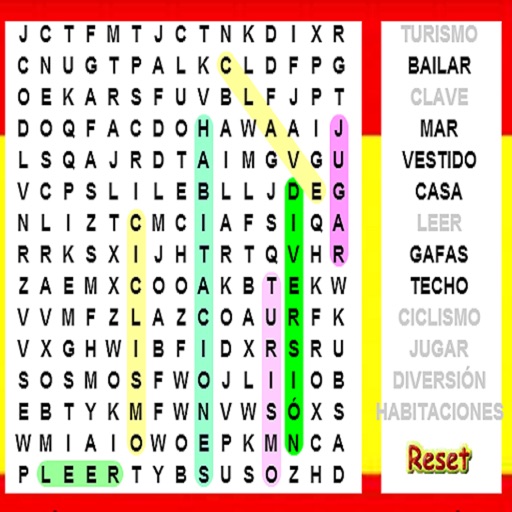 Spanish Word Search - Language - 10 Levels Icon