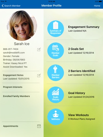 MobileFiT Coach screenshot 2