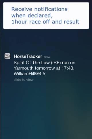 Horse Racing Tracker - Results screenshot 3