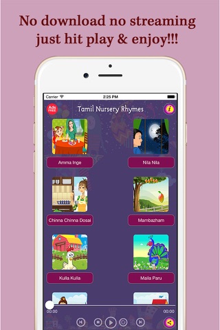 50 Tamil Nursery Rhymes screenshot 2