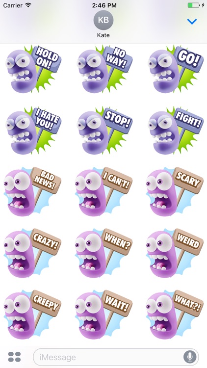 3D Bad Mood Expressions