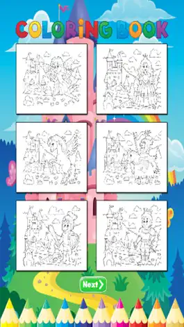 Game screenshot Princess Art Coloring Book - for Kids apk