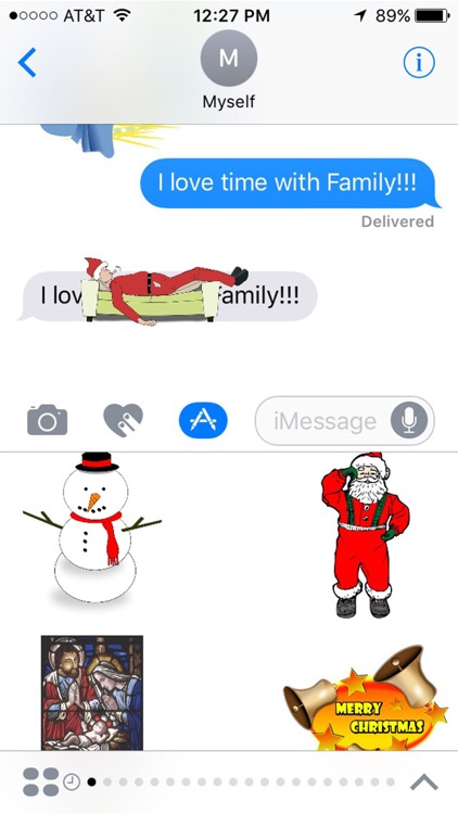 Christmas Stickers for iMessage Chat screenshot-4