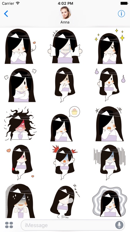 Ghost Girl Stickers
