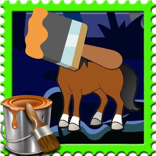 Coloring Games Horse Version Icon