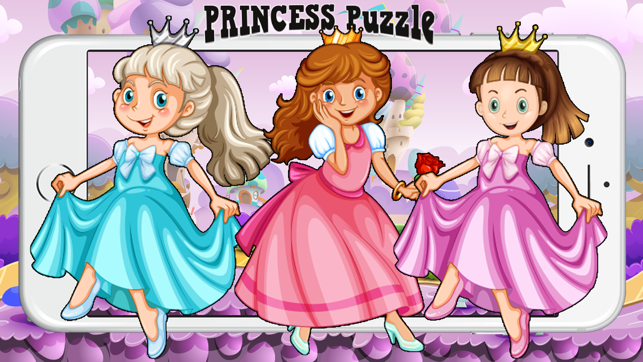 Princess Cartoon Matching 仙女 拼图女孩