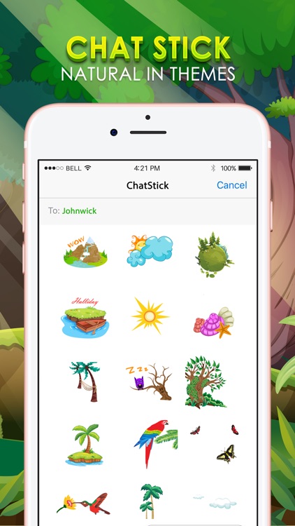 Natural Emoji Sticker Keyboard Themes ChatStick