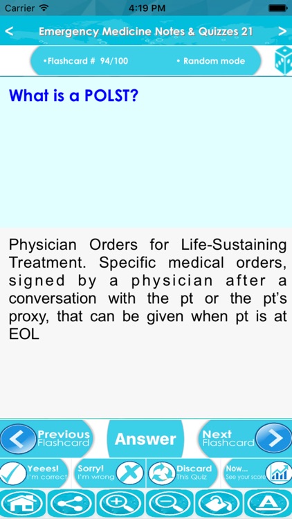 Emergency Medicine Exam Review App : 5200 Q&A screenshot-3