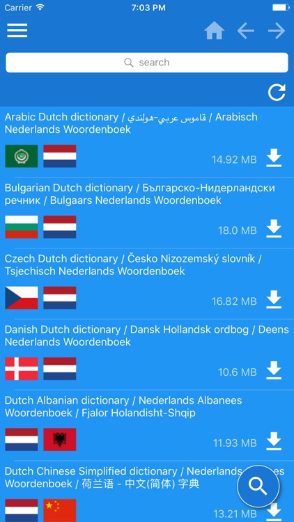 Dutch Multilingual dictionary