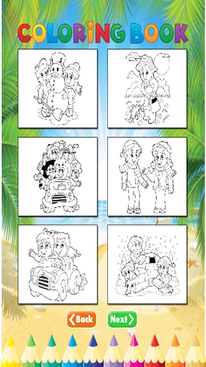 Family Coloring Book - Activities for Kids screenshot-3