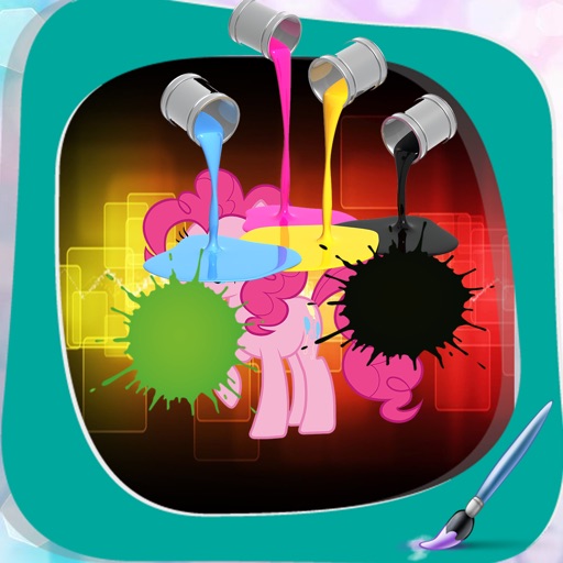 Book colouring For little pony Version iOS App