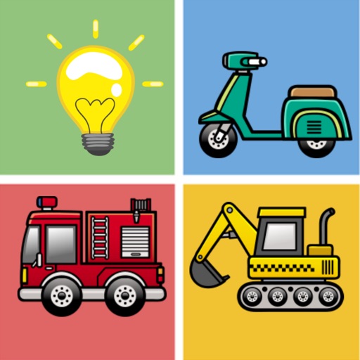 Vehicles Transportation Remember Matching Kid Game Icon