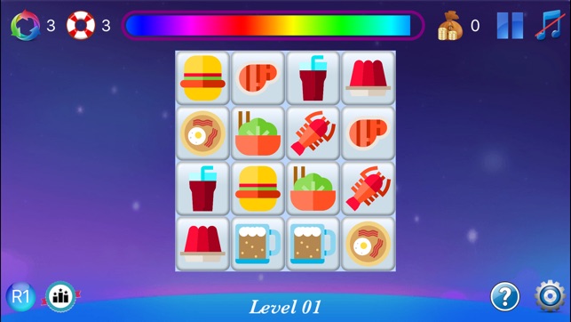 Onet connect Food - Classic puzzle game(圖5)-速報App