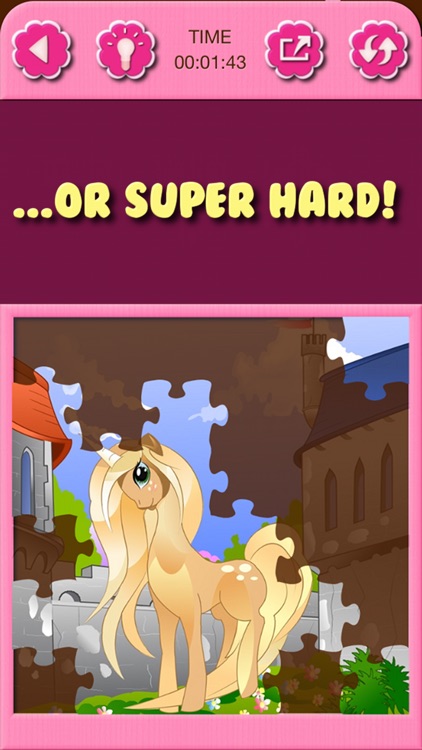 Pony Games for Girls My little Jigsaw Pony Puzzles screenshot-3