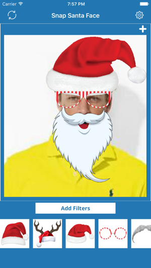 Snap Santa Face -Cute Emoji, Stickers, Santa Faces(圖3)-速報App