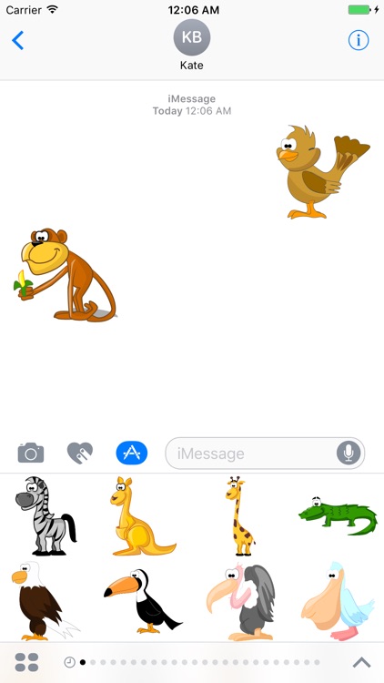 Big Set Cute Animals Sticker for iMessage #3