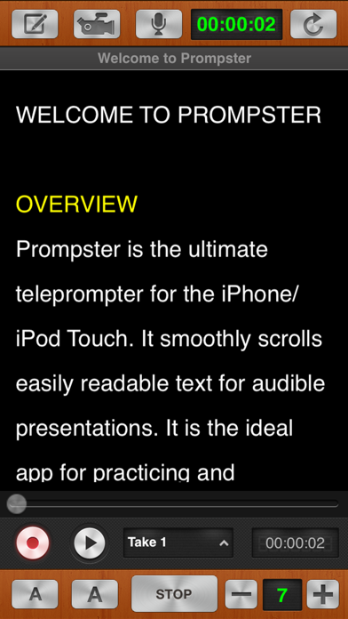 How to cancel & delete Prompster™ - Teleprompter from iphone & ipad 3