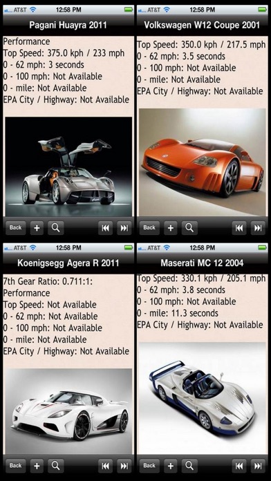 Supercar Encyclopedia Screenshot 1