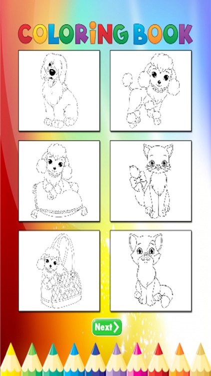 Cat & Dogs Coloring Book - for Kids