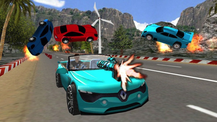 Burning Highway ( 3D Car Shooting Games )