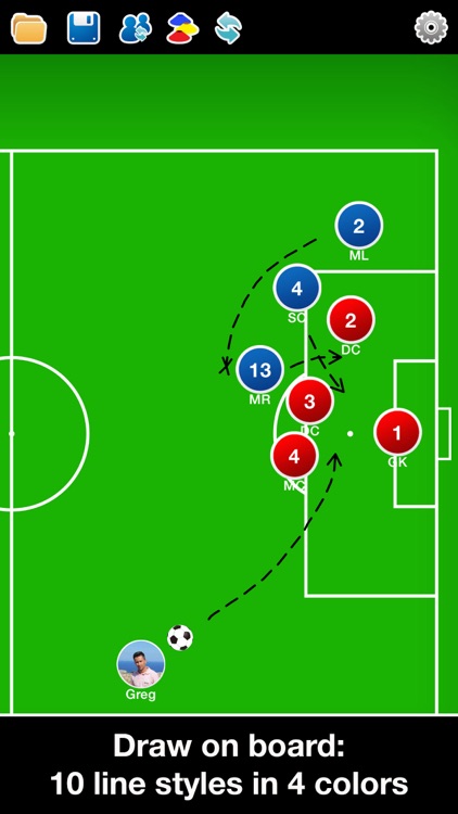 Coach Tactical Board for Football (Soccer)