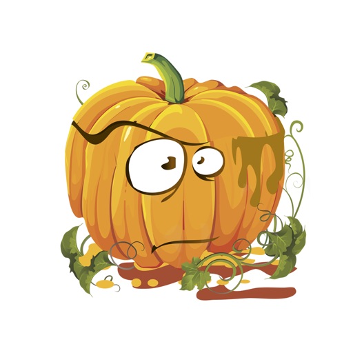 Ugly Pumpkin Sticker Pack - Emoji Face Compilation icon