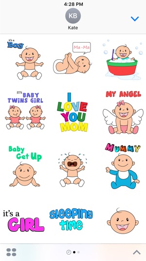 My First Steps - New Born Baby Stickers Pack(圖4)-速報App