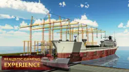 Game screenshot Heavy Machinery Transporter Ship – Transport crane apk