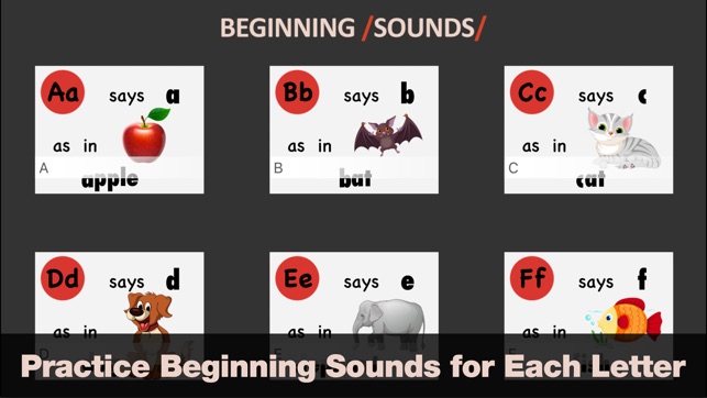 Beginning Sounds - Endless Phonics Reade