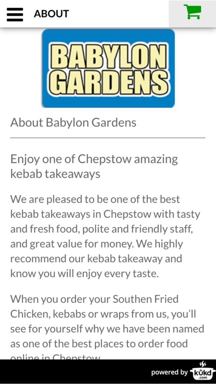 Babylon Gardens Kebab Takeaway screenshot-3