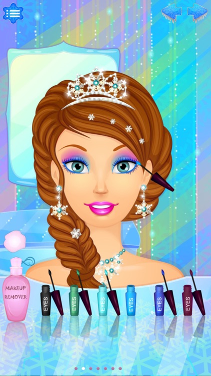 Arctic Snow Queen: Ice Princess Makeup & Dress Up screenshot-3