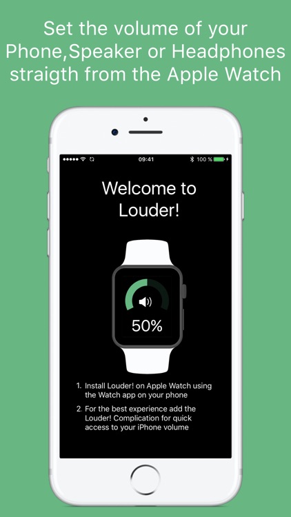 Louder! - Volume Control from your Watch