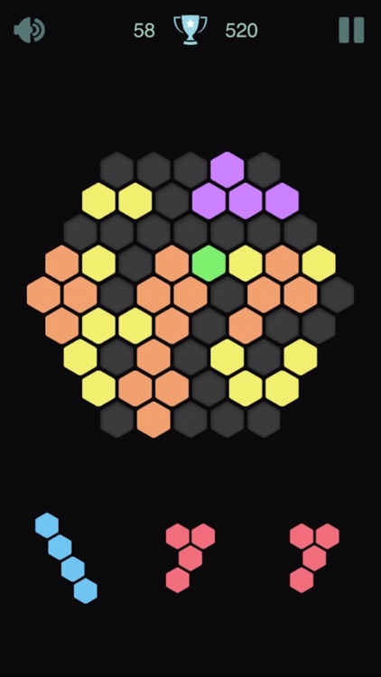 Fit In The Hole - Color Hexagon Block Crush Puzzle screenshot-4