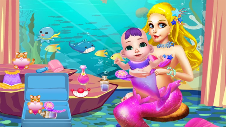 Mermaid Real Give Birth-Kids Salon Game