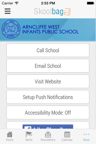 Arncliffe West Infants Public School - Skoolbag screenshot 4