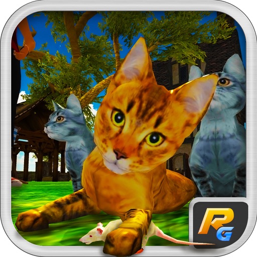 Kitten Cat 3D Simulator - Best Cat Mouse Game icon