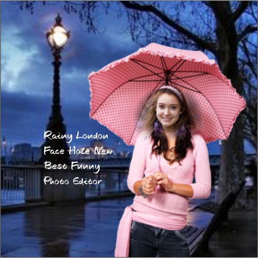 Rainy London Face Hole New Best Funny Photo Editor