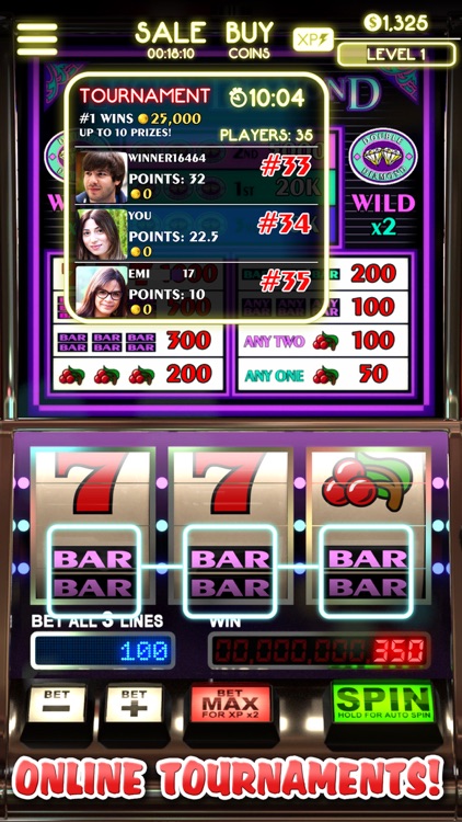 Free Slots - Lucky Diamond Classic Slots Offline screenshot-3