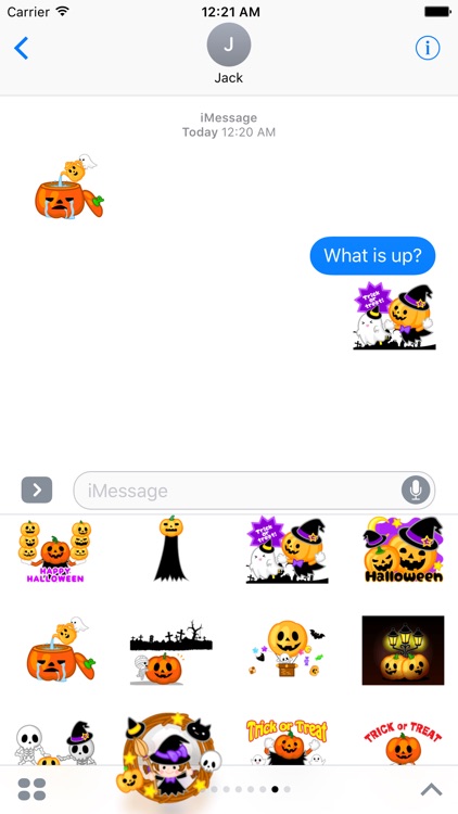Halloween Scary Stickers for iMessage