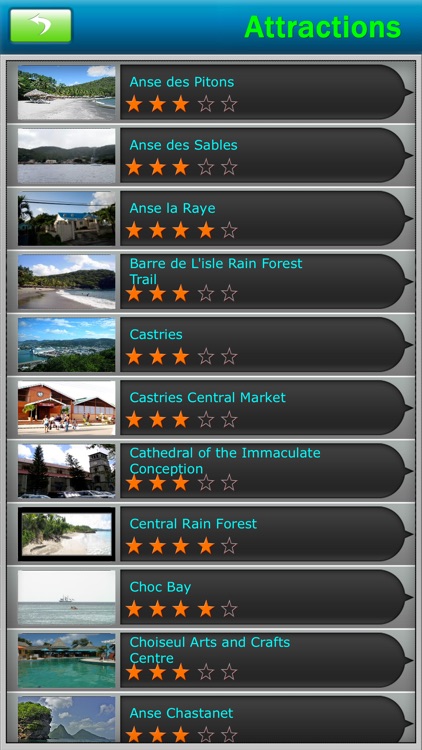 St. Lucia Offline Map Travel Guide