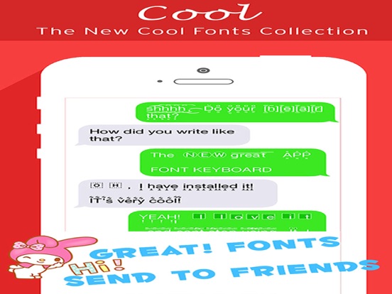 Free Fonts Keyboard, Art Fonts, Cool Font for Chat WhatsApp, Viber and Snapchat.のおすすめ画像1