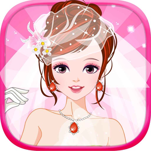 婚礼装扮沙龙：时尚新娘美妆换装儿童游戏 icon