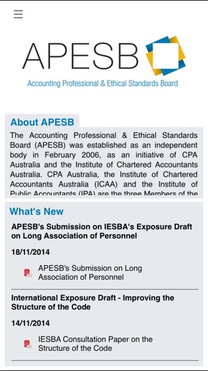 APESB Professional Standards(圖1)-速報App