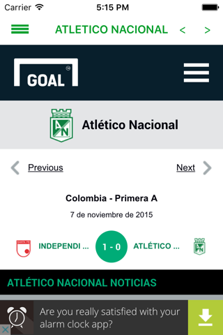 Club Atlético Nacional screenshot 3
