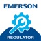 The Emerson Process Management Regulator Support App allows you to effectively troubleshoot your regulator, relief valve, or bulk storage products